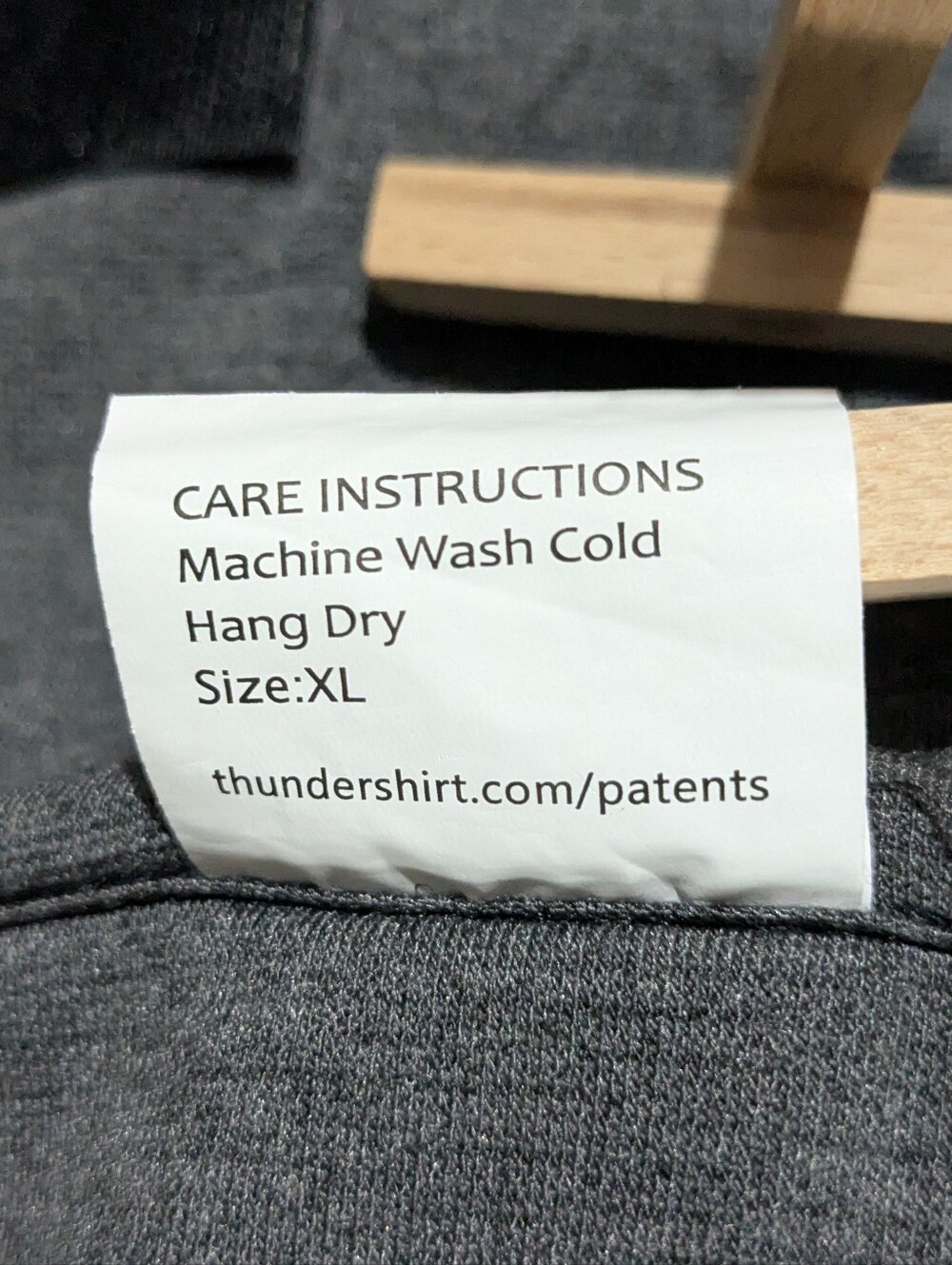 ThunderShirt Anxiety Vest for Dogs β Heather Gray, Size XL - Picture 6 of 9